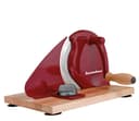 Zassenhaus Bread Slicer Manual Classic | Red | Solingen Blade Steel | Cutting Thicknesses 1-18 mm | Beech Wood Board and Crank | 30 × 25.5 × 19 cm - 1