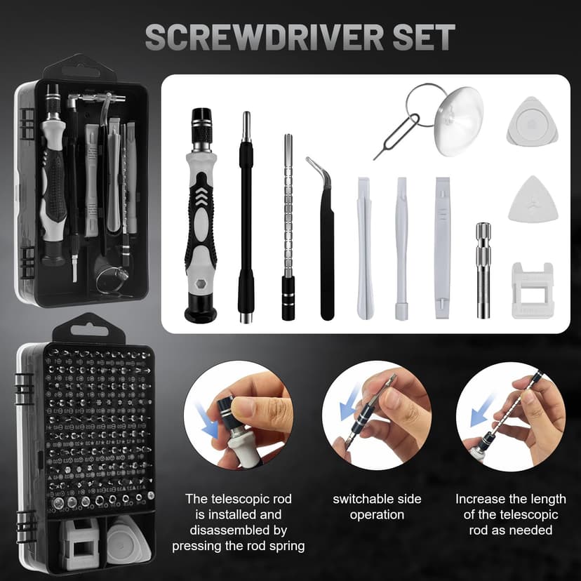221 Pieces 3D Printer Accessory Kit, 3D Printer Accessories Bring Tool Box Includes Deburring Tool, Suitable for 3D Printing Disassembly, Cleaning and Precision Machining of Tool Boxes - 2
