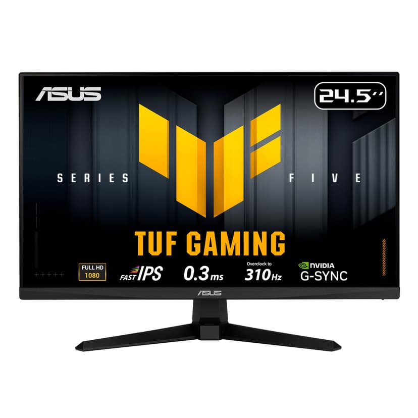 ASUS TUF Gaming Series 5 - VG259QMR5A Gaming Monitor – 24.5-inch Full HD Fast-IPS panel, 310Hz(OC), 0.3ms, G-SYNC compatible AMD FreeSync Premium, ELMB SYNC, 99% sRGB, DisplayWidget Center, Gaming AI - 1