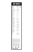 BOSCH Balai d'essuie-glace Aerotwin Retro Spoiler AR500S 3397009081 Compatible avec: BMW 3 Compact, Z3 Coupe, Z3 Roadster, BRILLIANCE BS4, BS6, CADILLAC XLR, CHEVROLET BLAZER S10, DACIA DUSTER - 3