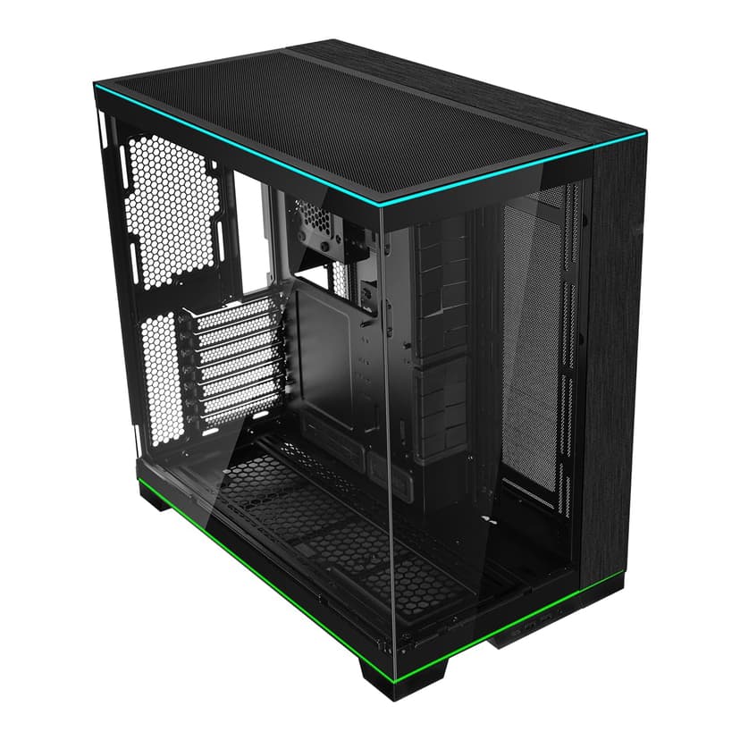 Lian Li O11D EVO RGB E-ATX Dual Chamber Gaming Case - ARGB Lighting Strips - Up to 420mm Radiator - Cable Management - Tempered Glass Front and Side Panels - Chassis - 1