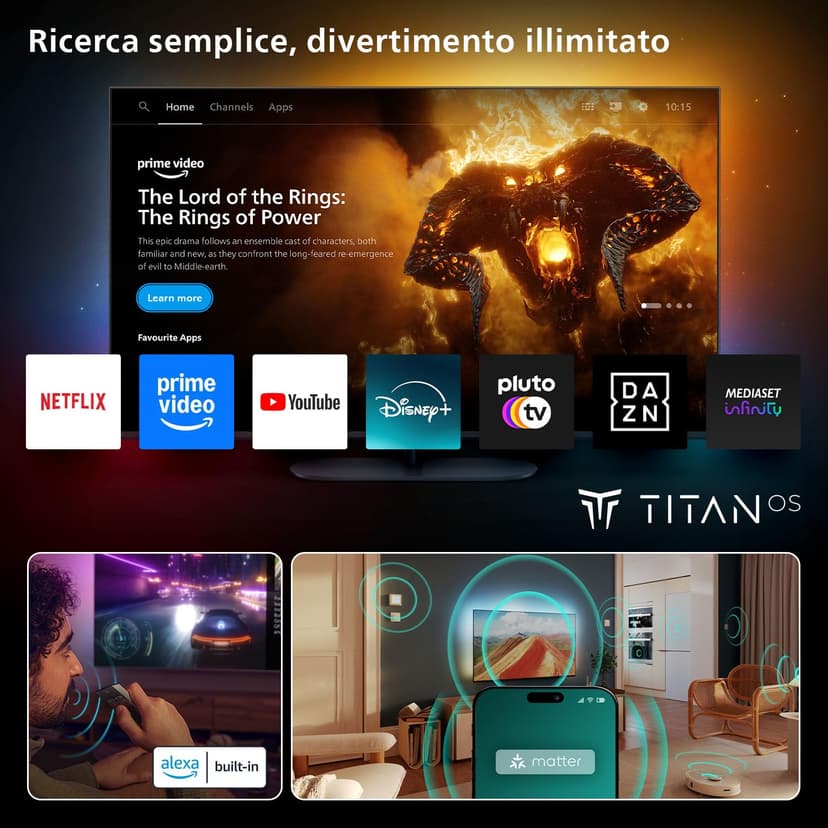 Philips 43PUS9010/12 43" 4K Ultra HD LED HDR QLED Smart TV - 6