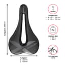 SELLE ITALIA X-BOW TM Saddle 145x255mm (S3) Superflow Black - - 3