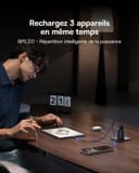 Baseus Picogo Chargeur USB C 67W pour iPhone 17, Mini Adaptateur Secteur USB C à 3 Ports, Rapide GaN Charger PD avec PPS, Compatible avec iPhone 16-8, MacBook, iPad, Ordinateur Portable, Galaxy - 4