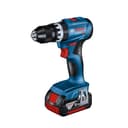 Bosch Professional GSB 18V-50 Cordless Impact Wrench & GBH 185 Cordless Hammer Drill & GWS 18V-8 Battery Grinder & 3 x GBA 4.0 Ah Battery + GAL 18V-40 Charger & M-Bag Case in Cardboard Box - 4