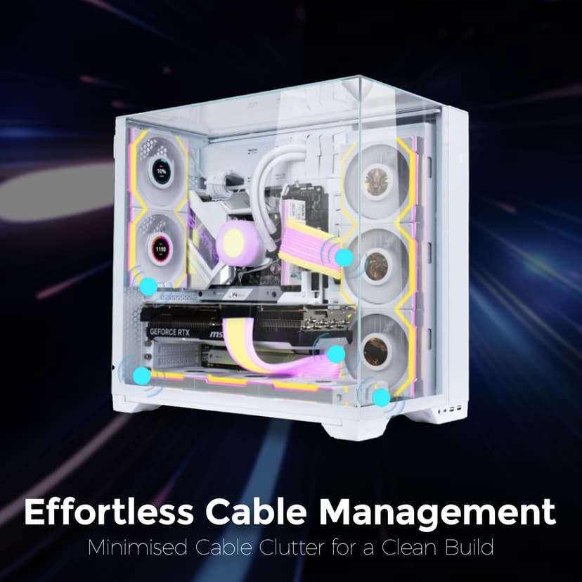 Lian Li UNI FAN TL-LCD Wireless Reverse 120 White (1pc) - 5