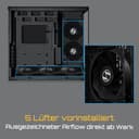 Lian Li O11 Dynamic Mini V2 Flow Midi-Tower Case - Black - 7