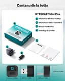 Ottocast Mini Pico 2026 Wireless CarPlay & Android Auto Adapter, WiFi 6 & Bluetooth 5.4, Mini Plug & Play USB Dongle, Wired to Wireless, Auto Reconnect, OTA Upgrade - 8