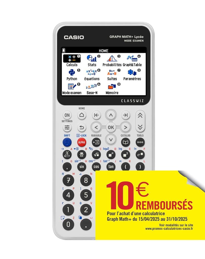 CASIO Graph Math+ Calculatrice Graphique - 2