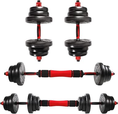 CCLIFE Haltère réglable, Haltères Musculation 20/25/30/40…