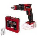 Einhell Visseuse à placo sans fil TE-DY 18 Li-Solo Power X-Change (18V, Bouton de blocage pour marche continue, avec coffret E-Box S35) Livré sans Batterie ni Chargeur - 1