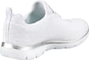 Skechers Women's Summits Leopard Spot Trainers,White Mesh / Silver Trim,5 UK - 5