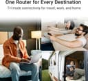ASUS RT-BE58 Go - Routeur de Voyage WiFi 7 Double Bande, 3600 Mbps, 4G & 5G Mobile Tethering, Port 2.5G, réseau invité Pro SSIDs, sécurité réseau avancée & VPNs, USB-C Power Delivery - 4