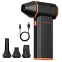 WOLFBOX MF50 Compressed Air Duster-110000RPM Super Power Electric Air Duster, 3-Gear Adjustable Mini Blower with Fast Charging, Dust Blower for Computer, Keyboard, House, Outdoor and Car - 1