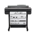 HP DesignJet T650 24, 61cm, Imprimante Grand Format, Traceur, Standard A4-A1, 81 Impressions A1/h, Wi-FI, Ethernet, USB, 2400x1200dpi, Métal recyclé, Version 2025, Garantie 2 Ans, Click, Noir - 1