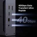 UGREEN Revodok Max 213 Thunderbolt 4 Dock 40Gbps (Dual 4K @ 60Hz, Single 8K Display), 13-in-1 Docking Station 90W Charging for Laptop, 2.5Gbps Ethernet, microSD & SD 4.0, 3.5 mm Aux - 5