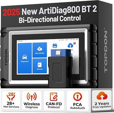 TOPDON Valise Diagnostic Auto AD800BT V2.0 Bluetooth, Val…