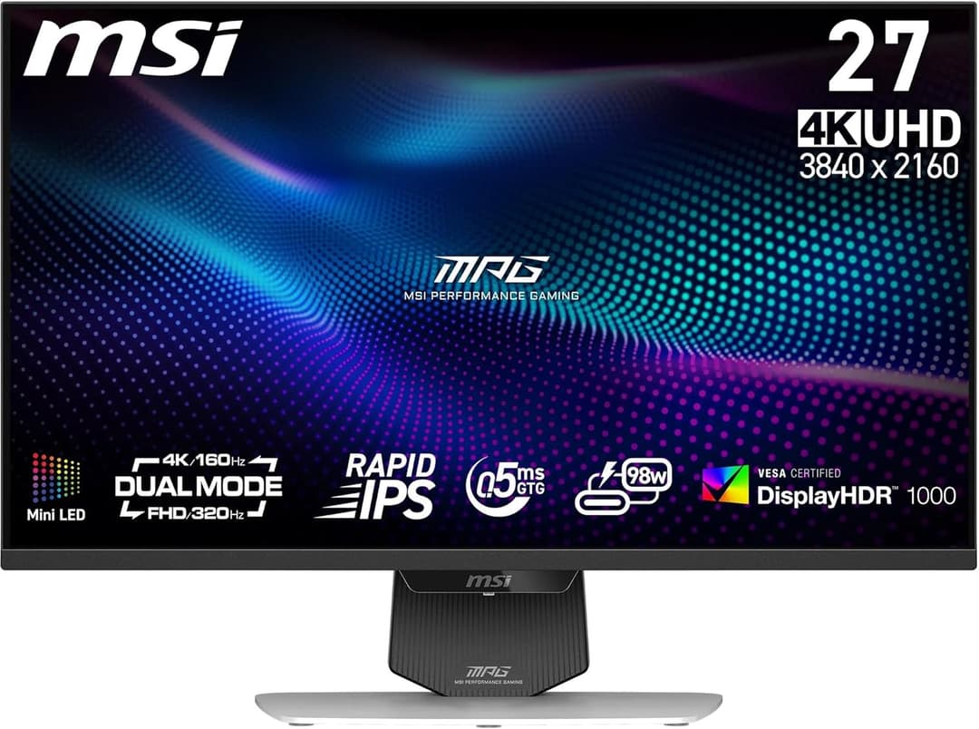 MSI MPG 274URDFW E16M Écran Gaming 27" 4K UHD - Dalle Rap…