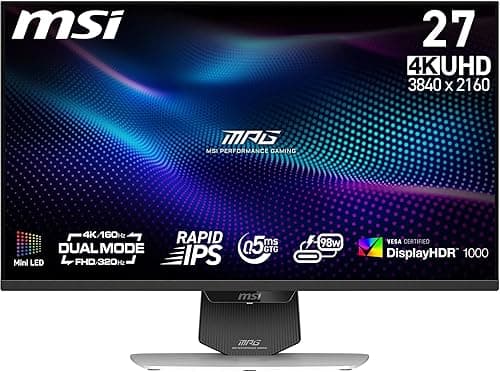 MSI MPG 274URDFW E16M Écran Gaming 27" 4K UHD - Dalle Rap…