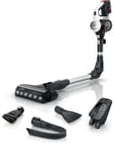 Bosch Electroménager Unlimited 7, BBS711W, aspirateur Balai, autonomie de 40 Min, Brosse motorisée avec éclairage LED, Batterie 3.0 Ah Power for All, Tube Flexible, Poids léger, Accessoires, Blanc - 1