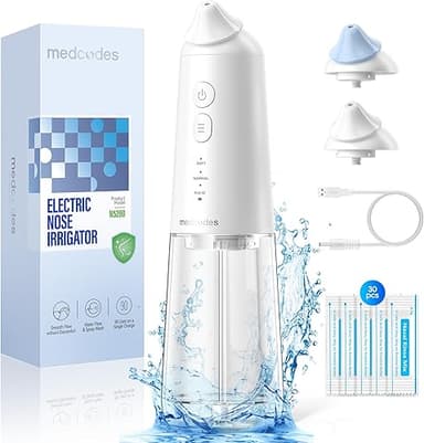 Nasal Irrigation System, Electric Sinus Rinse Machine wit…