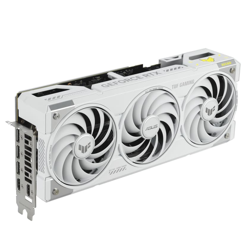 ASUS TUF Gaming GeForce RTX 5070 Ti 16GB GDDR7 BTF White OC Edition Graphics Card (NVIDIA DLSS 4, 3,125-Slot, PCIe 5.0, 3X DisplayPort 2.1b, 2X HDMI 2.1b, GC-HPWR, White, TUF-RTX5070TI-O16G-BTF-WHITE) - 3