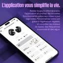 Bose Ultra Open Earbuds Auricolari Open-ear Wireless Bluetooth 5.3 con Lunga Durata della Batteria, Tecnologia OpenAudio, Fino a 48 Ore di Autonomia, viola notturno - edizione limitata - 7