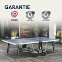 CORNILLEAU - Table de ping Pong d'extérieur 400X Outdoor - Loisir de Jardin - Agrément FFTT - Panneau Bleu 5mm - 7