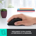 Logitech M705 Marathon sans Fil Souris, Récepteur USB Unifying 2,4 GHz, 1000 PPP, 5 Boutons Programmables, Pile Durée 3 Ans, Compatible PC, Mac, Ordinateur Portable, Chromebook - Graphite - 3