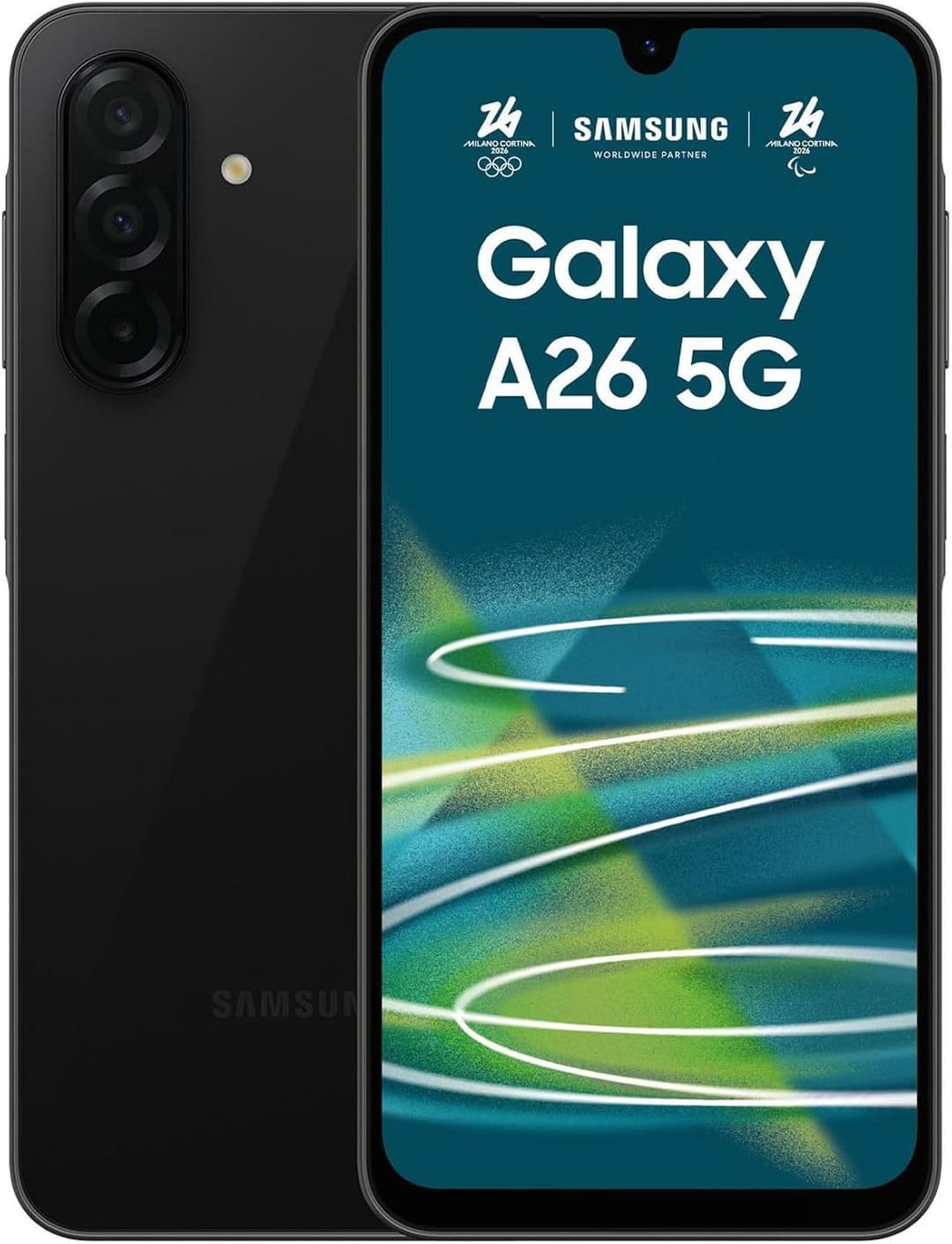 Samsung Galaxy A26 5G 8GB-256GB Negro (Black) Dual SIM A266 - [Italian, Hungarian, Polish, Romanian, Austrian, Swiss version]