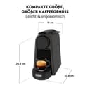 De'Longhi Nespresso Essenza Mini EN85.BKMT, Automatic Coffee Machine, Capsule Machine for Single Cup, Welcome Set Included, Compact Design, Pressure 19 Bars, 1150W, Matte Black - 4