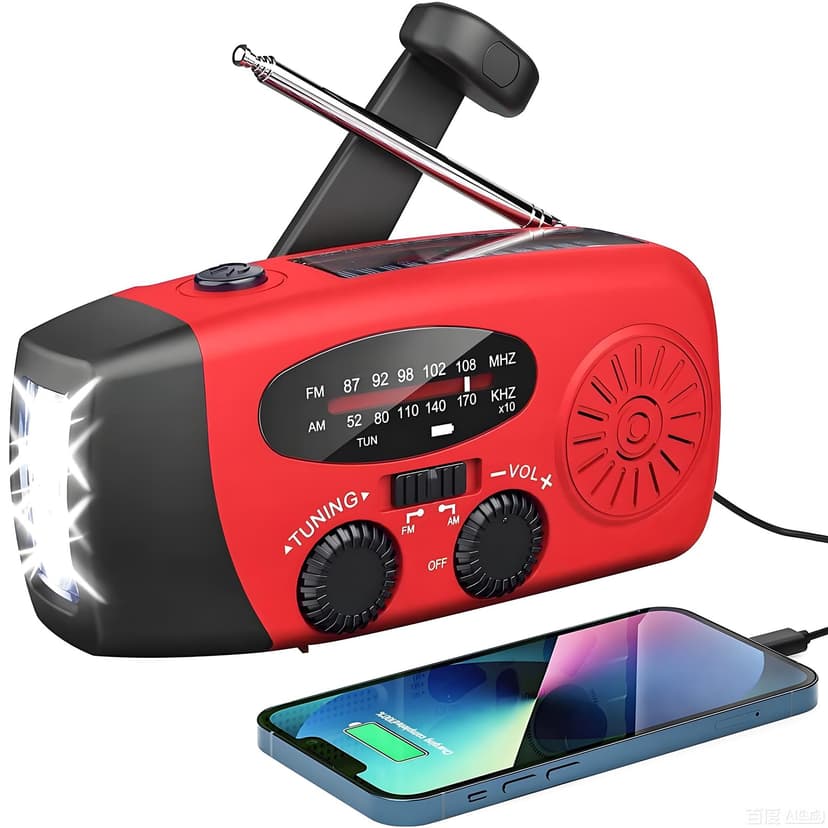 Radio Solaire d’Urgence, Radio à Manivelle Auto-alimentée… - 1