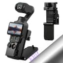 AMAZEAR Support magnétique pour DJI Osmo Pocket 4/3, Accessoire Pocket4/3, Adaptateur d'extension magnétique, Support de boîtier à succion Aimant sur Bureau, Surface Verticale, Ajustable à 180° - 1