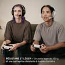 SteelSeries Casque Arctis Nova 3P Wireless - Appli Mobile Companion - Batterie 40h - Haut-parleurs magnétiques en néodyme - 2,4 GHz/Bluetooth - Micro détachable - PS5, PS4, PC, Switch, Mobile -Noir - 5