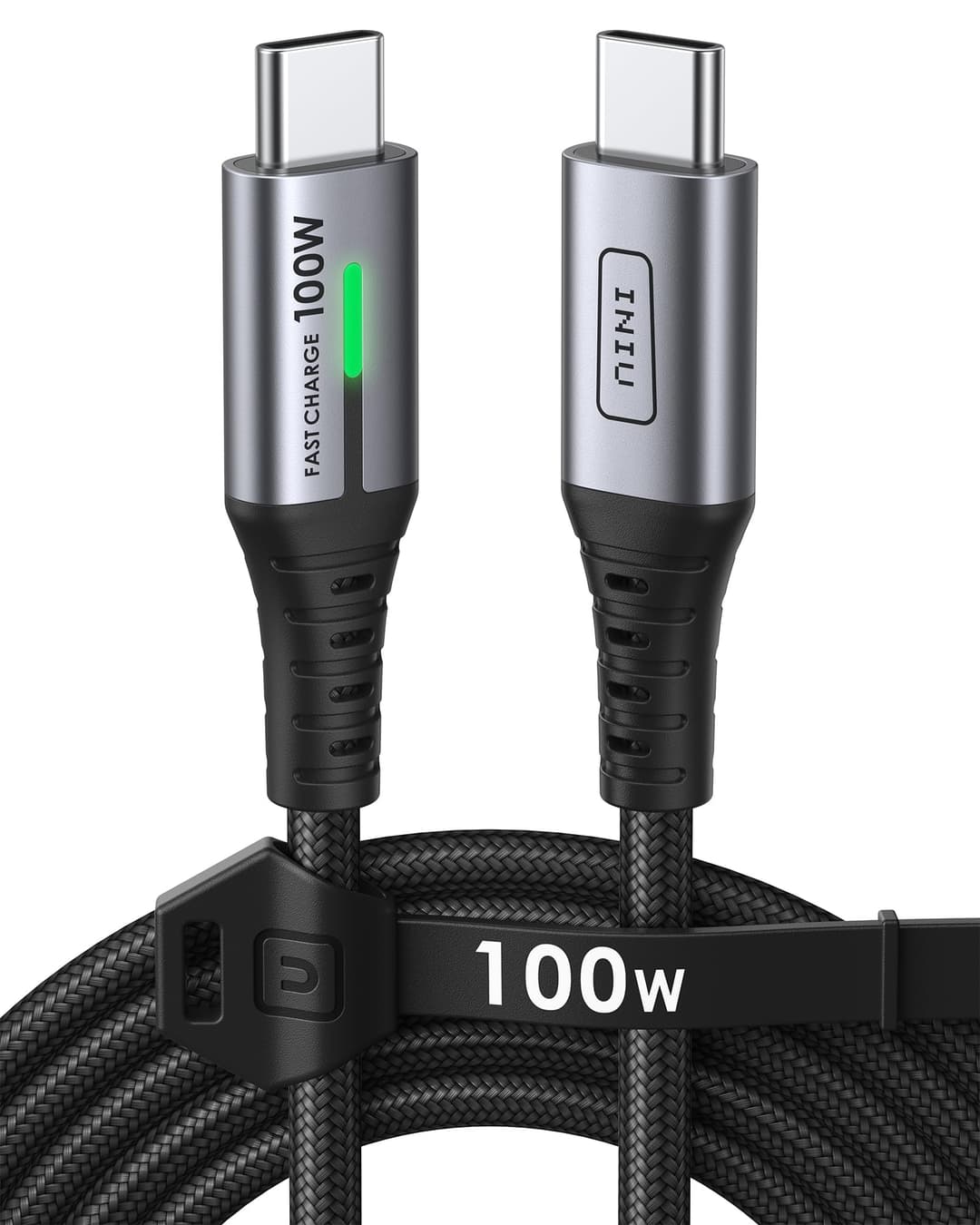 INIU Câble USB C, 2m 100W 5A Charge Rapide, PD 3.0 QC 4.0…