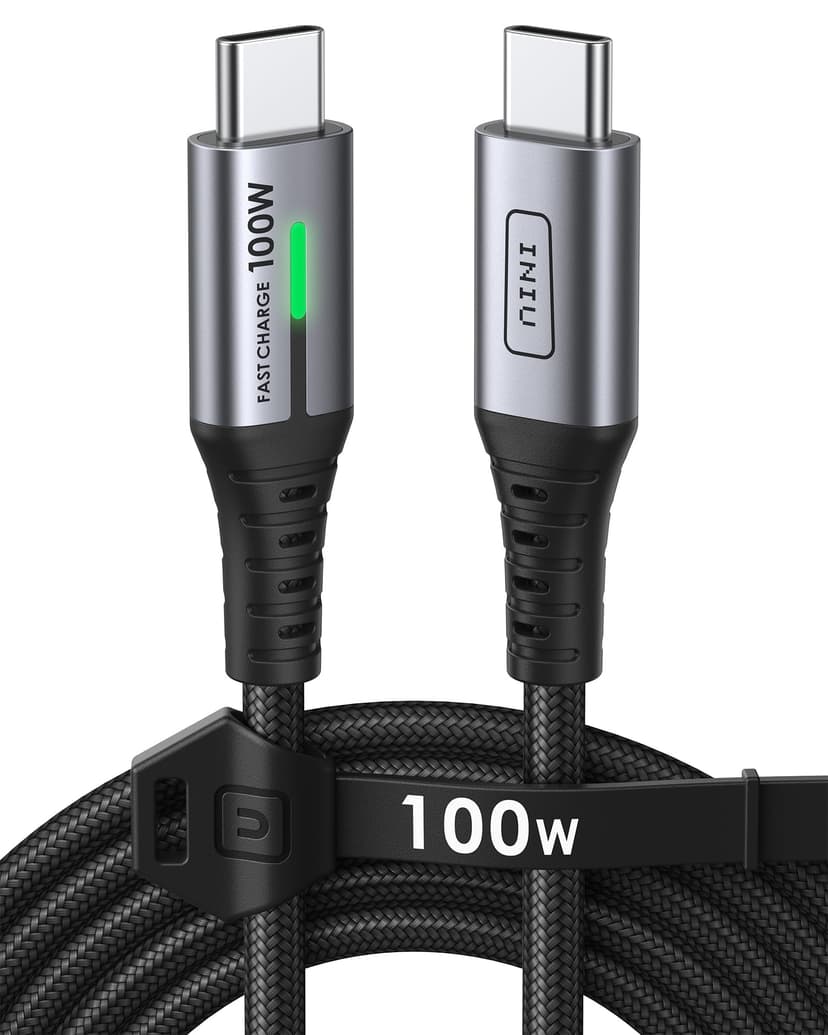 INIU Câble USB C, 2m 100W 5A Charge Rapide, PD 3.0 QC 4.0… - 1