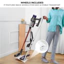 Vacuum Cleaner Holder Compatible with Dyson V15 V12 V11 V10 V8 V7 V6 - DC45/ DC35/ DC58/ DC59/ DC62/ DC74- Floor Storage Organizer with Wheels Without Drilling the Wall. - 4