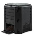 DEUBA® 380L Garden Compost Bin | Composting Organic ECO Waste Converter Box | Recycling Bins | Cleaning Caddy | Food Waste Bin | Dog Food Bin | Worm Farm | Outdoor Compost Garden Storage Box | Black - 1
