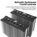 Thermalright Rmikaly BS-125 125x110x154mm CPU Cooler with 120mm Fan, Intel LGA1700/1150/1151/1155/1156/1200 & AMD AM4/AM5 Compatibility - 3