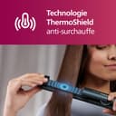 Philips 7000 Series Hair Straightener with ThermoShield Technology, Black [Model BHS732/00] - 2