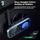 SOOMFON Émetteur Recepteur Bluetooth 5.0 avec Écran LCD, 3 en 1 Adaptateur Audio AUX/RCA/Jack 3.5mm/Optique, Transmetteur Récepteur Bluetooth Connexion Double pour TV, Casque, Enceintes - 4