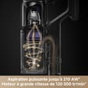 Dreame Z10 Cordless Stick Vacuum Cleaner, Suction Power of 210 AW, Max Cleaning Time of 90 Min, Filtration Efficiency of 99.99%, HEPA H14 Filter, Dust Reveal Technology, Multiple Vacuuming - 2