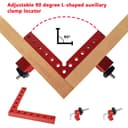 90 Degree Right Angle Positioning Clamp, Aluminum Alloy Right Angle Square Clamps 14 cm/5.5 inch Professional Woodworking Tools Carpentry Equipment for Picture Frames Cabinet Drawers - 4 Sets - 4