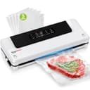 Bonsenkitchen Machine Sous Vide Alimentaire - Appareil de Mise Sous Vide pour La Cuisson Sous Vide et La Conservation des Aliments Frais, Y 5 Compris Les Sacs Sous Vide - 1