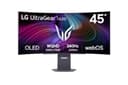 LG UltraGear™ 45GX90SA-B Curved Gaming Screen 45" - OLED Panel WQHD (3440x1440), 0.03ms GtG 240Hz, DisplayHDR™ TrueBlack 400, DCI-P3 98.5% (CIE1976), AMD FreeSync Premium, NVIDIA G-Sync - 1