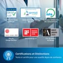 Purificateur d'Air Compact Philips 800i Series, 49m2, Filtre HEPA & Filtre à Charbon Actif, Élimine Jusqu'à 99,5% Des Virus Et Aérosols De l'Air (1), Noir (AC0850/11) - 6