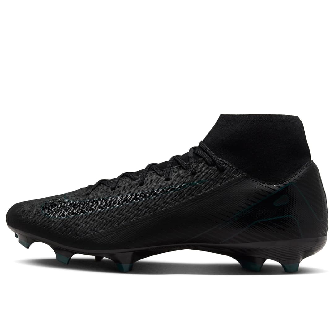 Nike Zm Superfly 10 Acad Fg/Mg Men's Football Shoe, Black/Black/Deep Jungle, 9