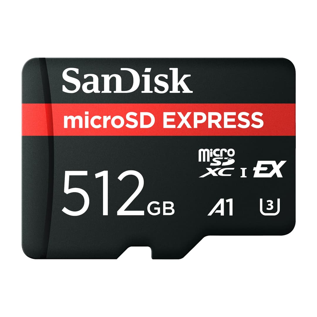 SANDISK Express Carte microSD 512 Go, Fonctionne avec la Console Nintendo Switch 2 (Jusqu’à 880 Mo/s en Lecture, Jusqu’à 650 Mo/s en écriture, 220 Mo/s en écriture soutenue, U3, C10)