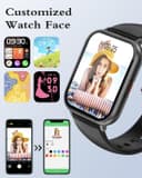 RUIMEN Smart Watch Answer Dial Call,Smart Watches for Women Men 1.85"HD Screen Fitness watch with SpO2 Heart Rate Sleep Monitor Step Counter Waterproof 100+ Sports Mode for Android iOS (2 Bands) - 5