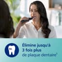 Philips Sonicare 3100 Electric Toothbrush, Sonic Toothbrush, Pressure Sensor and Timer, Travel Case, Black, HX3673/14 - 2